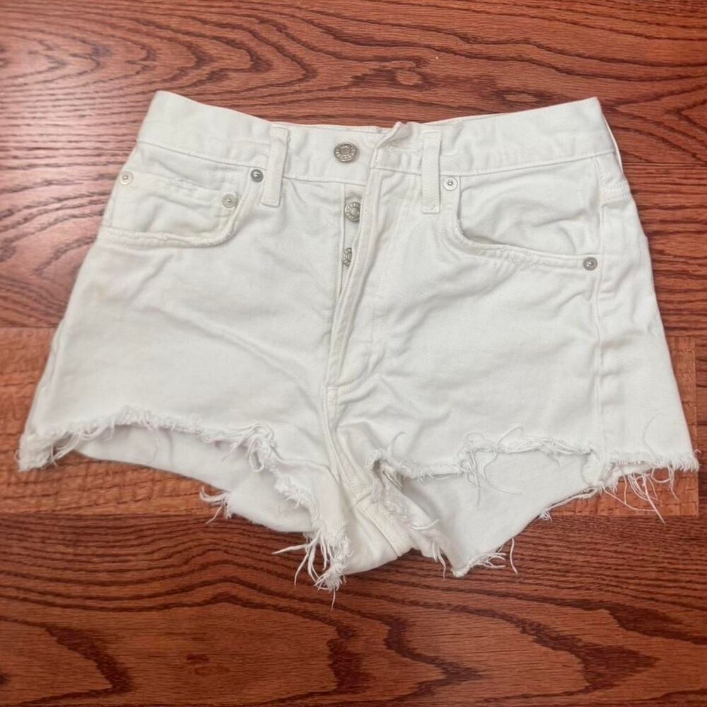 Agolde Women's White Shorts